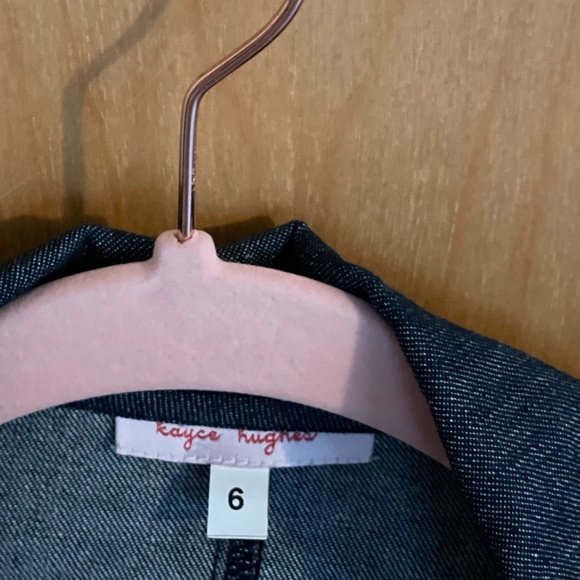 Kayce Hughes Chambray Double Breasted Nautical Jacket - Picture 3 of 4